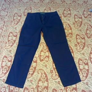 Ralph Lauren, dark blue, chinos button zip
